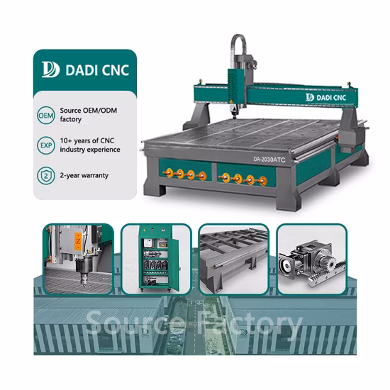 4 assi 1325/1530/2030 Macchina automatica per la produzione di mobili Lavorazione del legno Pubblicità Taglio 3D Porta in legno Armadio da cucina Intaglio MDF PVC Schiuma Incisione Router CNC