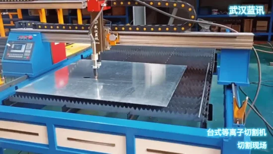Macchina da taglio al plasma da tavolo per vendita calda in fabbrica cinese per macchina per il taglio di metalli in alluminio con spessore di taglio in lega di acciaio al carbonio in acciaio inossidabile 0 ~ 200mm